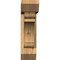 Ekena Millwork Olympic Slat Smooth Bracket w/ Offset Brace, Western Red Cedar, 5 1/2"W x 20"D x 20"H BKT0604X20X20OLY06SWR - alternate 2